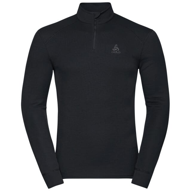 ODLO Active Warm Col 1/2 zip Thermoshirt Heren - Zwart - Maat M