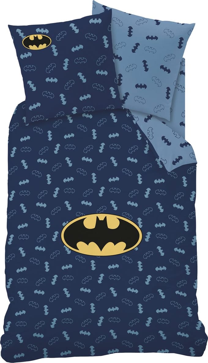 Batman Dekbedovertrek Iconic - Eenpersoons - 140 x 200 cm - Katoen