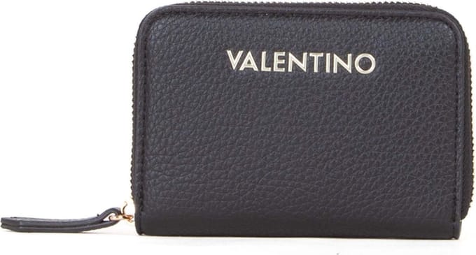 VALENTINO Portemonnee Post Re Zip Around Wallet Nero Zwart