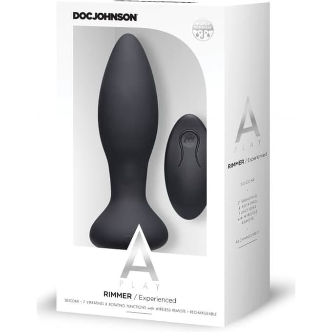 Doc Johson - Rimmer Experienced Vibrerende en Roterende Buttplug