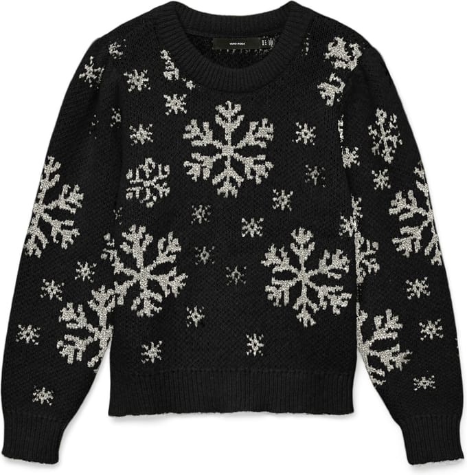 VERO MODA - VMSNOWY FROST LS O-NECK PULL. XMAS - Dames - Gebreide truien