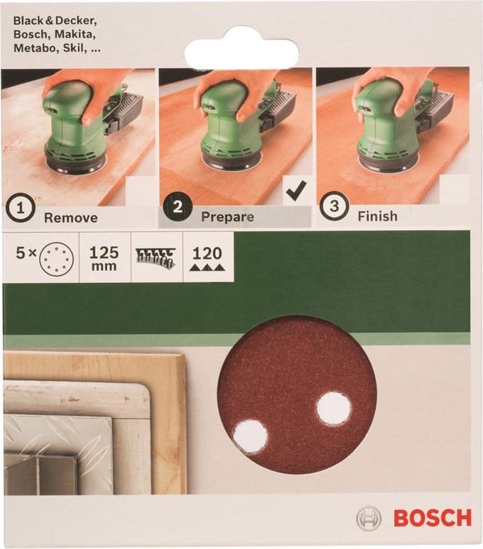 Bosch SLIBEBL EX Ø125MM K120 HUL 5STK GL