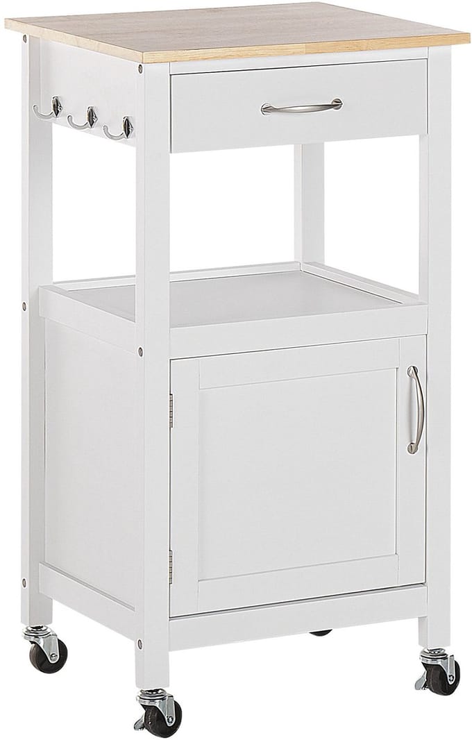 SIENA - Keukentrolley - Wit - MDF