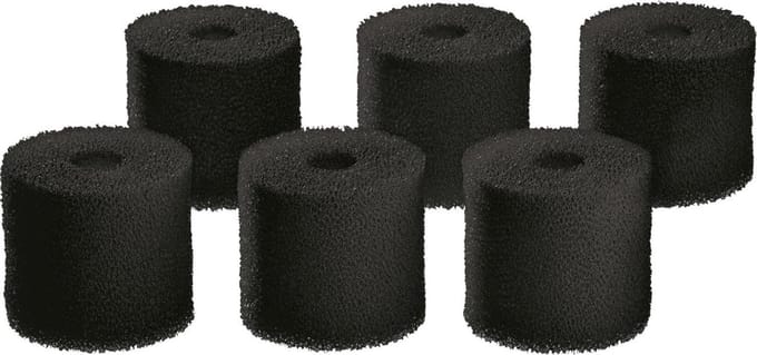 Oase Voorfiltermousse Set 6 BioMaster 60ppi Zwart