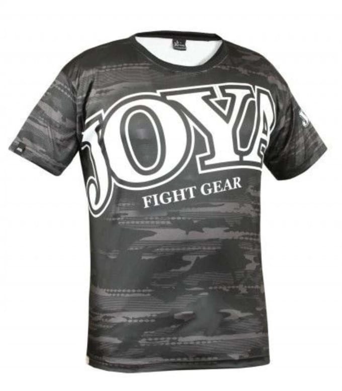 Joya Camo V2 Sportshirt - Polyester - Zwart/Zwart