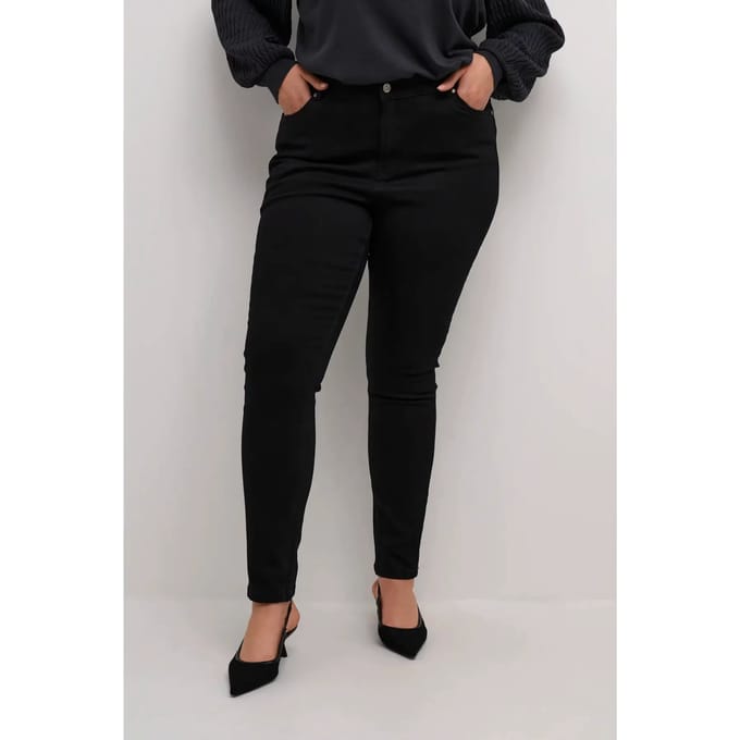 Damesjeans KAFFE Curve Jolie Flora