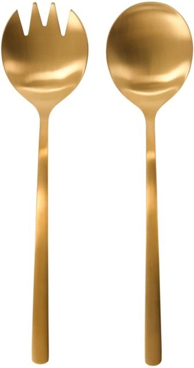 House Doctor Salade bestekset golden