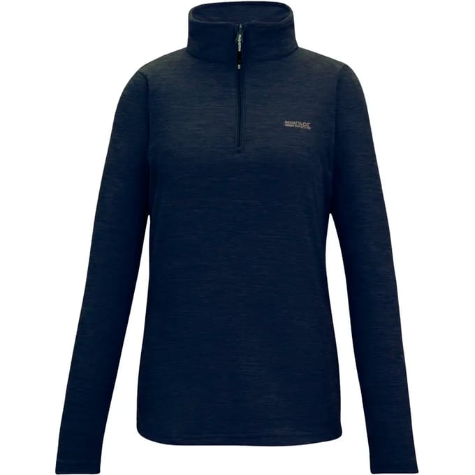 Dames Sweethart Marl Half Zip Fleece