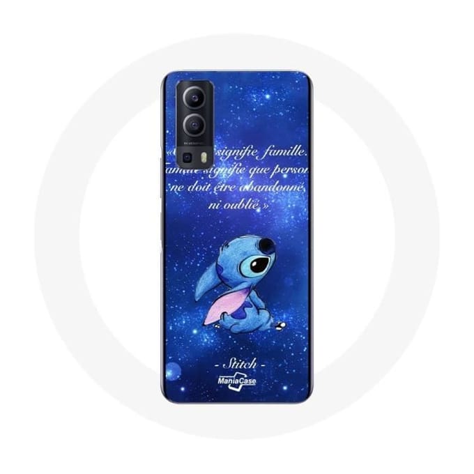 Coque Vivo Y72 Stitch Ohana Citation