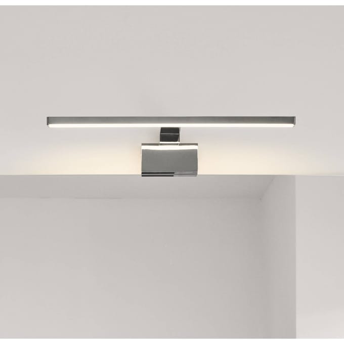 Nordlux Badkamer wandlamp Marlee, metaal, chroom afwerking, 50 cm, 3.000K