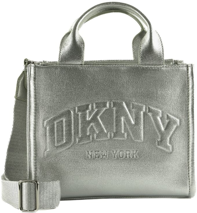 DKNY handtas schoudertas Hadlee Tote Bag Silver zilverkleurig