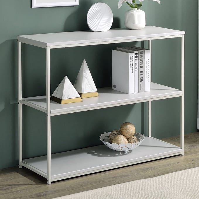 SENDAI-rek van metaal met 3 planken - beige