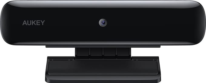 Aukey - PC-LM1E Stream Series 1080P Webcam met dubbele microfoon