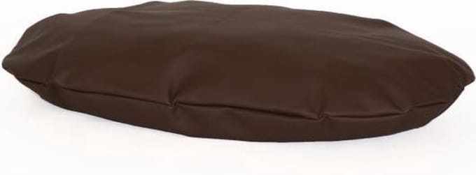 Comfort Kussen Hondenkussen Ovale leatherlook 77 x 50 cm - Bruin