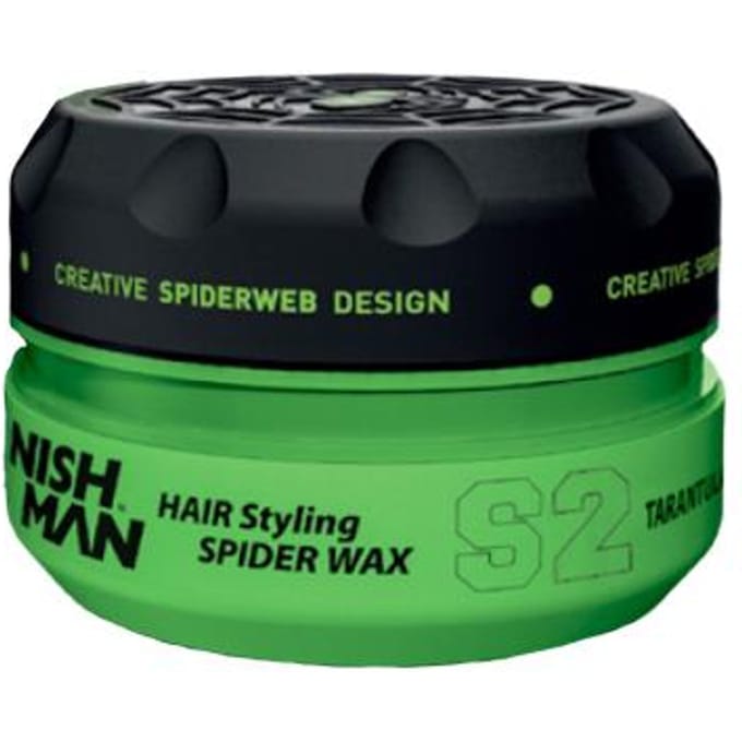 Nishman Aqua Spider Wax S2 Tarantula Haarwax, Sterke Hold en Glans 150g