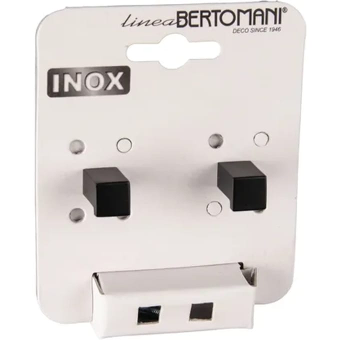 Bertomani Meubelknop - Rvs - 9x9mm - Set Van 2