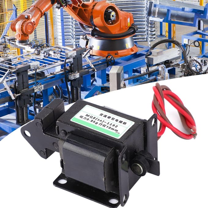 AC Tractive Magneet Hoge Kwaliteit Elektromagneet 220VAC 7.9N 10mm Slag MQ8(SA)1192
