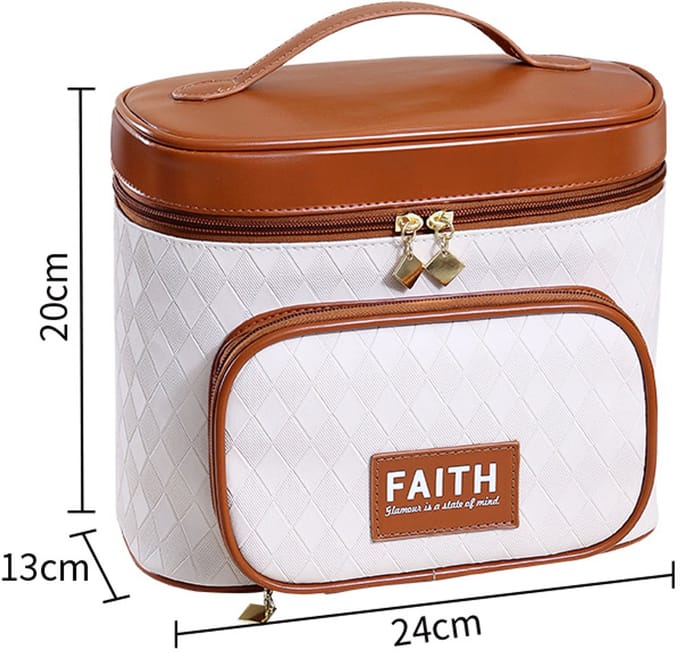 Waterbestendige Cosmetic Organizer – Brown