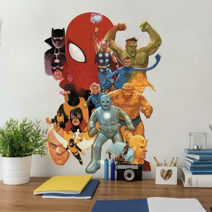 Roommates Muursticker Avengers Classic Jongens 53 X 76 Cm Vinyl
