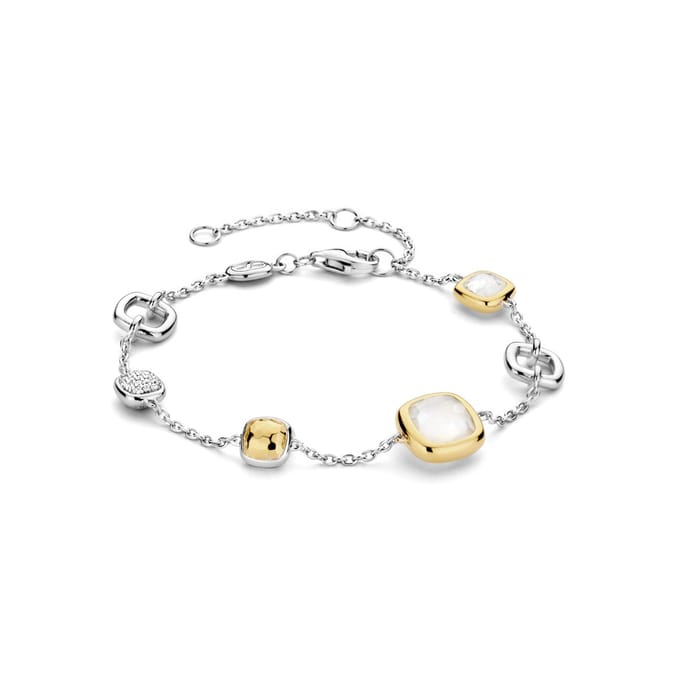 TI SENTO Dames Armband - 925 zilver - Parelmoer - 23053MW