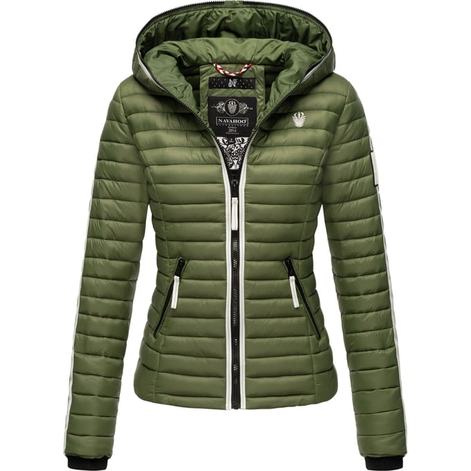 Navahoo Dames Gewatteerde Jas Kimuk Princess – Licht, Modern & Met Capuchon