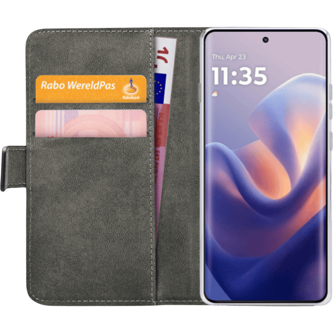 Mobilize Motorola Edge 60 Pro Portemonnee Hoesje Zwart