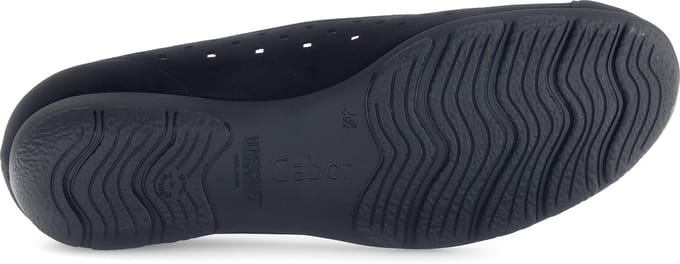 Ballerina's van zacht nubuck dames Gabor