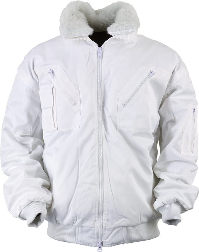 Craftland kleding witte pilotenjas