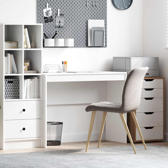 vidaXL - Bureau - Wit - 100 - x - 40 - x - 76 - cm