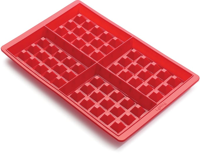 Lékué Bakvorm 8 Wafels - Siliconen - Red
