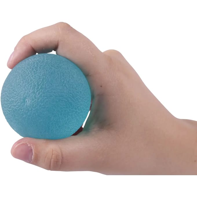 Vinger & hand oefenballetje : firm - blauw