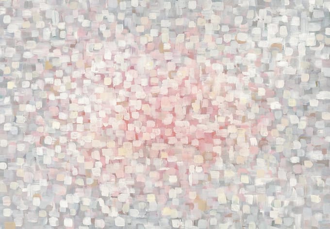 Fotobehang - Abstract - Pastel - Geschilderd - Vierkanten - Vliesbehang - 254x184cm (lxb)