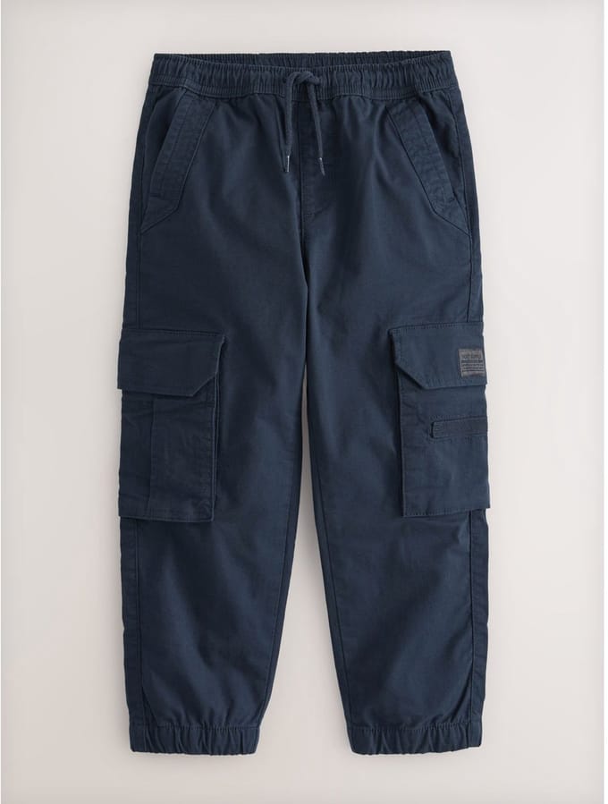 Next - Jongens - Cargobroek met ruimvallende pasvorm - Blauw