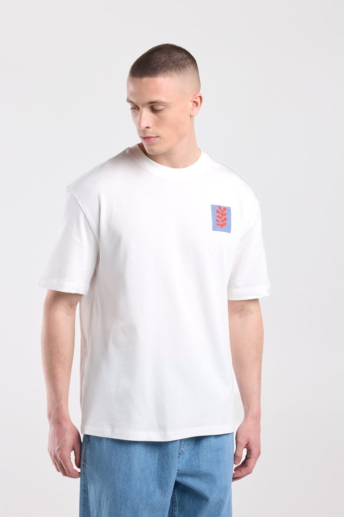 America Today Eagle White Maat: S | Basic T-Shirts Outlet | Heren | Wit