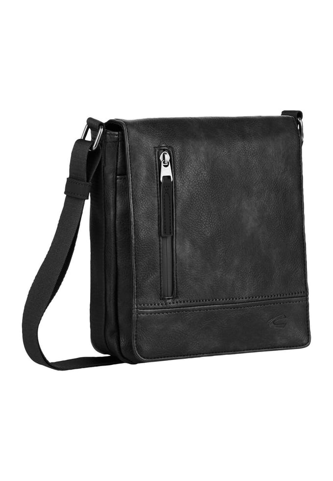 camel active TRACES schoudertas met verstelbare schouderriem - Maat menswear-M - Zwart