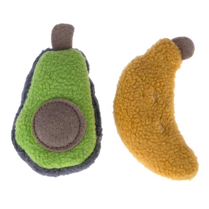 Modern Living kattenspeeltje Arucas set van 2: Avocado & Banaan
