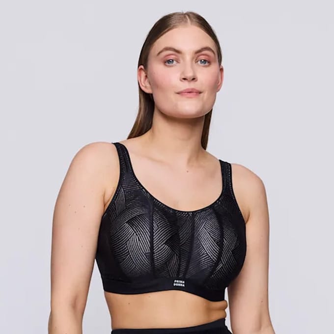 Primadonna Sport BH met Beugel The Game - Zwart - 85D
