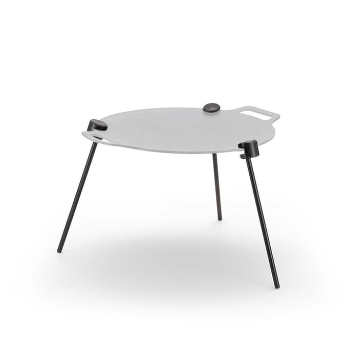 Buitenrek van aluminiumlegering voor bakplaat, grillpan, afneembare ondersteuning, draagbare kampeerpicknick with chain black