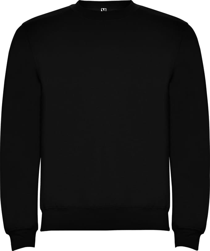 Zwarte unisex OEKO TEX sweater Classica merk Roly maat L