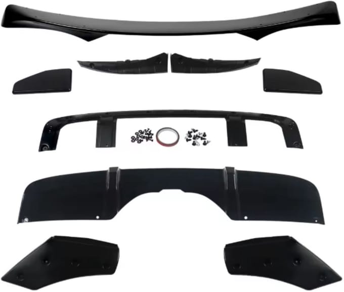 Bumper Diffuser - Passend voor BMW X5 F15 2013, Front splitter en Achterdiffuser - Voor Auto Styling, Vervanging en Tuning
