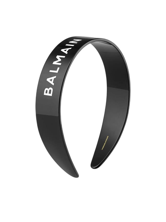 Balmain, Balmain, Bandeau, Noir gray