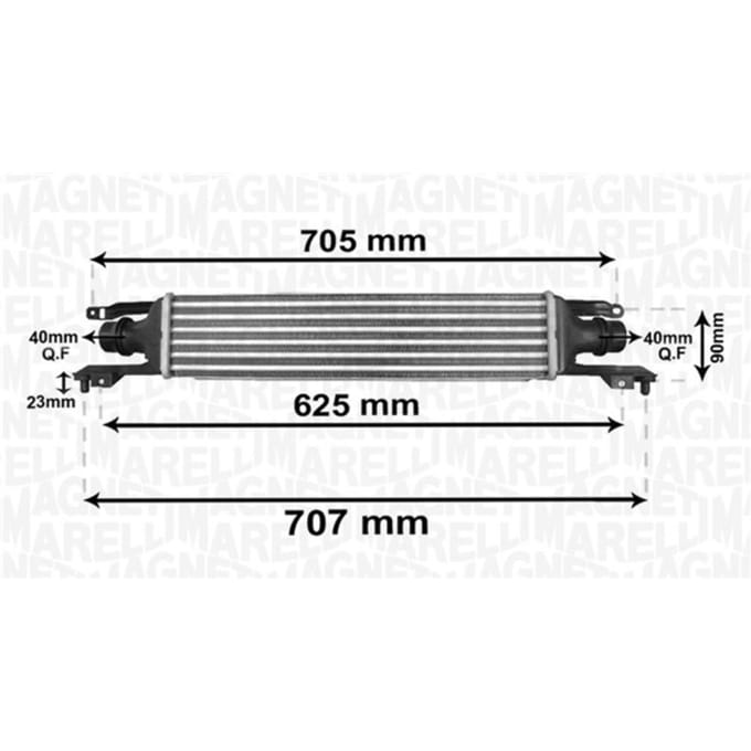 Intercooler MAGNETI MARELLI 351319204120