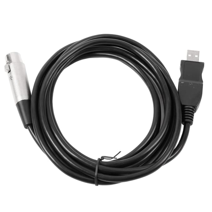 Câble micro USB vers XLR, sortie de signal stable professionnelle, convertisseur micro USB vers XLR enregistrable 3 Meter / 9.8ft