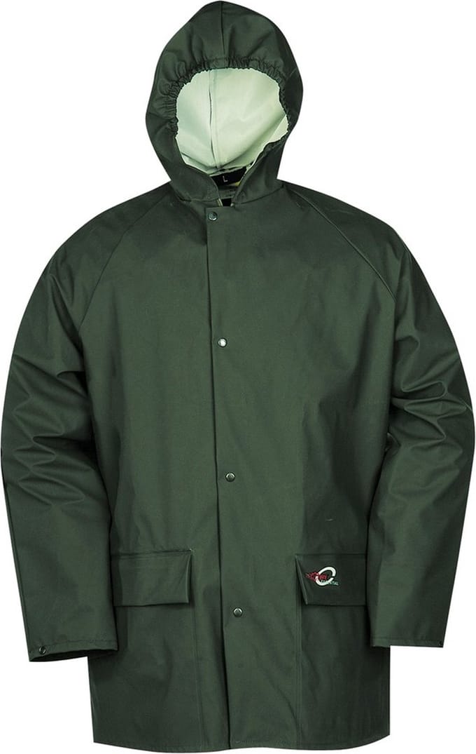 Flexothane regenjas S groen