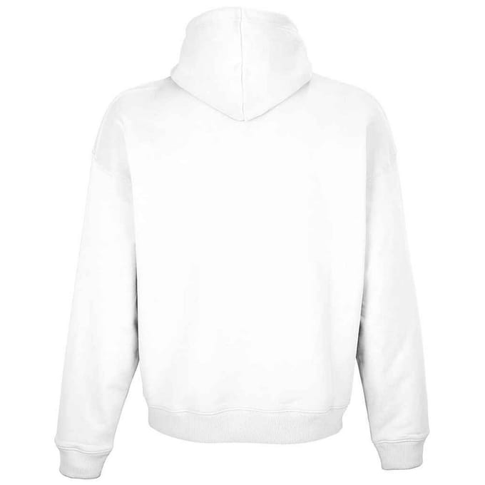 SOLS Uniseks Adult Connor Oversized Hoodie (Wit)