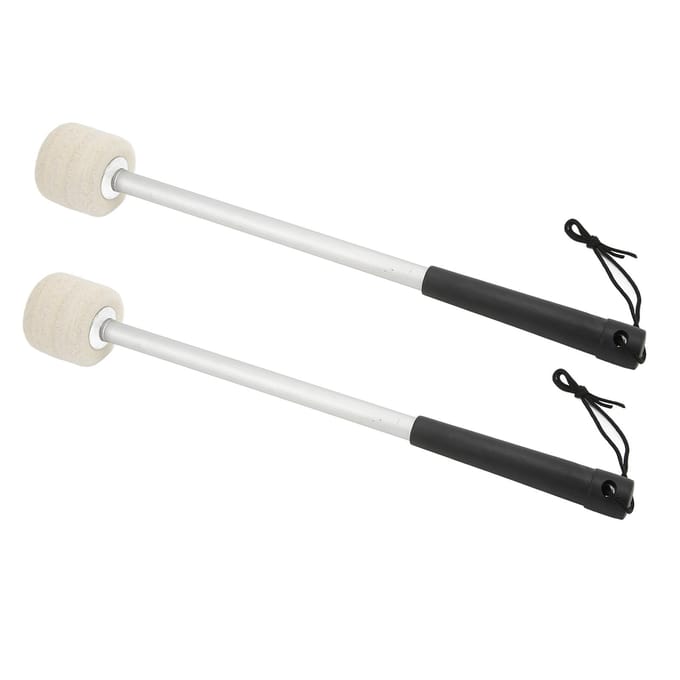 2 stuks Slagwerkhamers Compact Draagbaar Lichtgewicht Professioneel Praktisch Instrumentonderdelen voor white