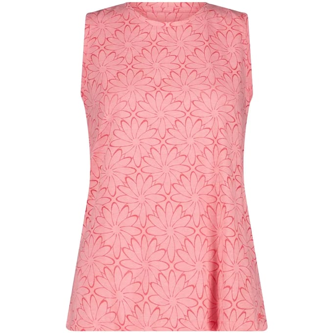 Verbleken jersey top met bloemenprint dames CMP