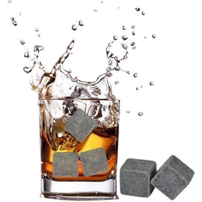 IJs van steen ijsblokjes stenen whisky Pak van 9 stuks Whisky Koelsteen IJsblokjes Dranken Wijn Bier Koeler Barware Kubussen