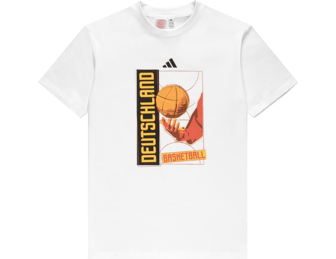 Adidas Dbb Duitsland Graphics T-shirt Wit