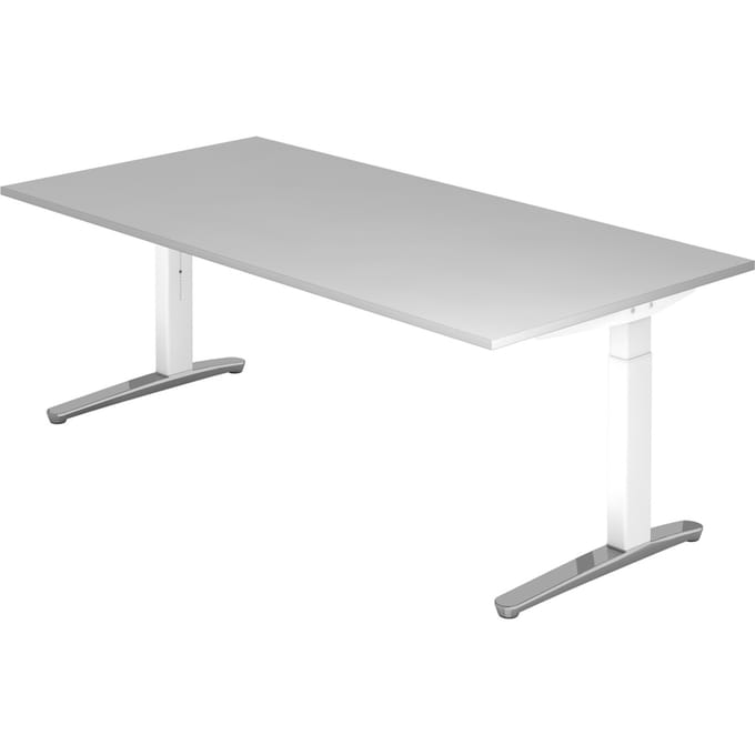 XTRA XB 2E WC | Bureau - Grijs 200 x 100 Tafelhoogte I In hoogte verstelbaar